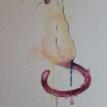 Sitting Watercolour Cat